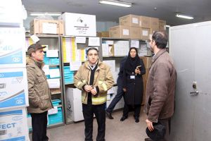 بازدید ایستگاه آتشنشانی ایستگاه 84 از مرکز قلب و عروق شهید رجایی: عکس شماره 12 / 12